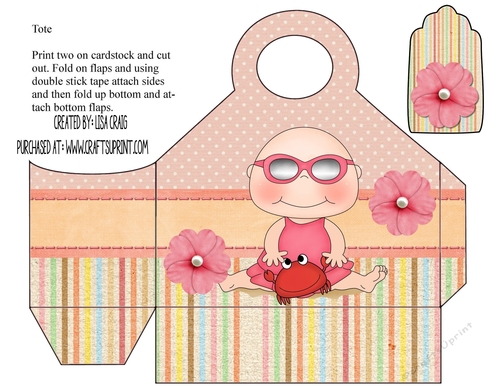 Summer Baby Girl Tote 1