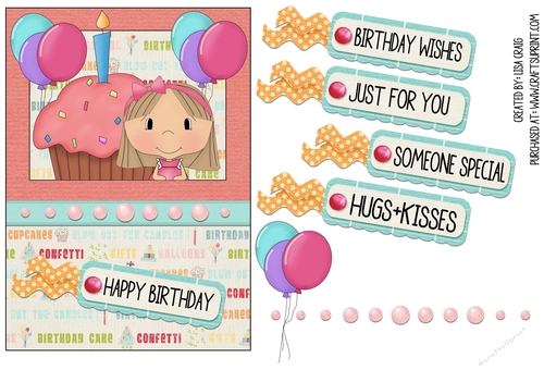 Birthday Girl Card 4