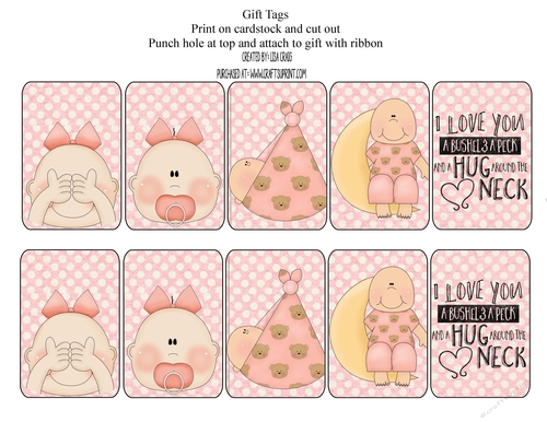 Babies Tags Sheet 1