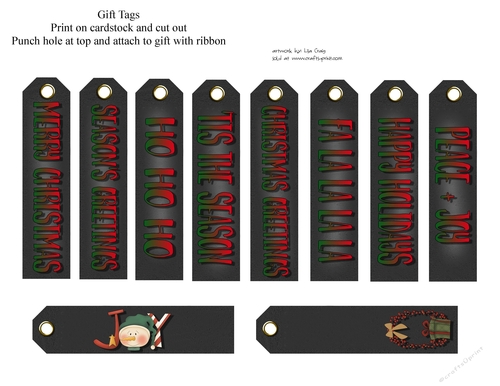 Christmas Tags Sheet 20