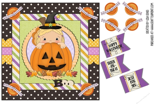 Halloween Square Card Front 6