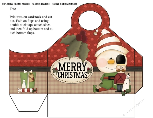 Merry Christmas Tote 1