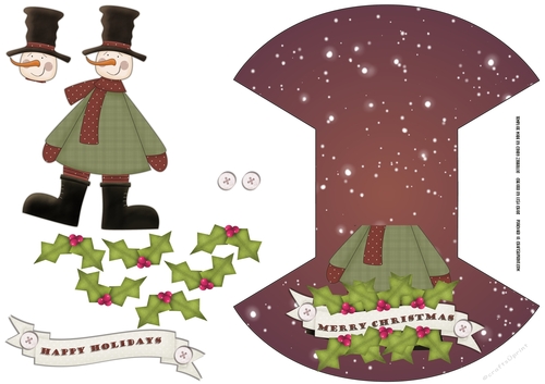 Christmas Wobble Card 9