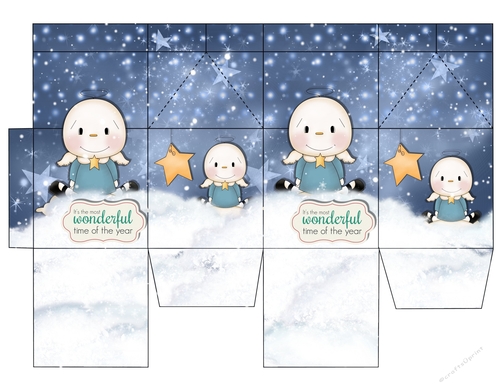 Winter Snow Milk Carton 1