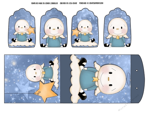 Winter Tags and Candy Card Sheet 1