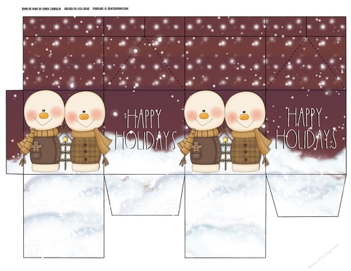 Snowman Milk Carton 6