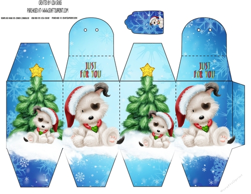 Christmas Puppy Gift Box 2