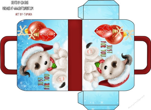 Christmas Puppies Suitcase Box 2