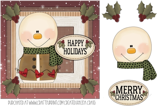 Country Christmas Christmas Card 4