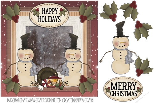 Country Christmas Christmas Card 6