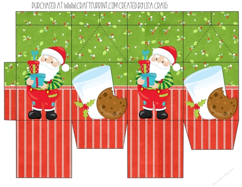 Bright Santa Milk Box 1