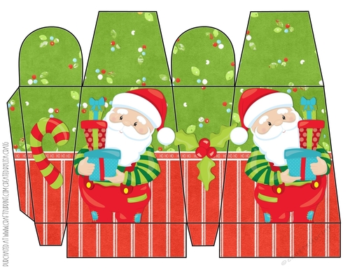 Bright Santa Icicle Box 1