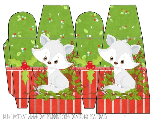 Bright Winter Animal Icicle Box 1