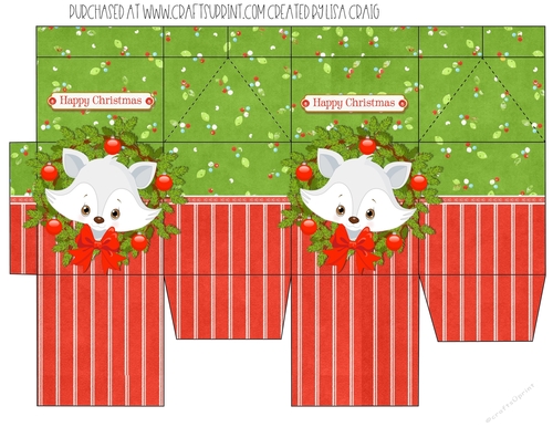 Bright Winter Animal Milk Carton 1