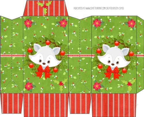 Bright Winter Animal Pinch Bag 1