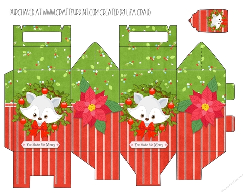 Bright Winter Animal Gift Box 1