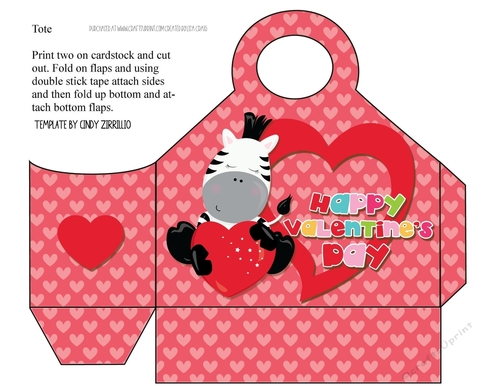Happy Valentines Day Tote 1