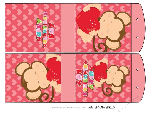 Happy Valentines Day Candy Cards 1