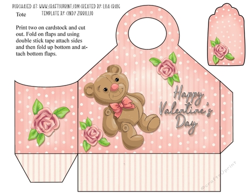 Valentine Girl Tote 3