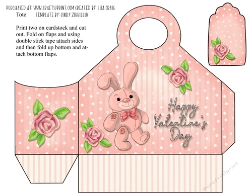 Valentine Girl Tote 4