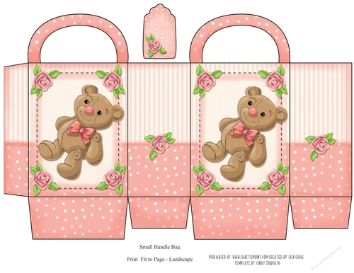 Valentine Girl Small Handle Bag 4