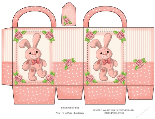 Valentine Girl Small Handle Bag 5