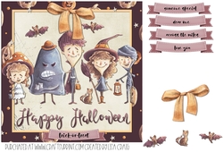 Happy Halloween Kids Quick Card 4