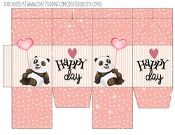 Valentine Panda Milk Box 1
