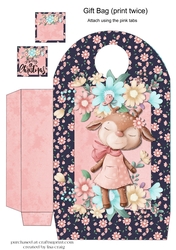 Reindeer Christmas Gift Bag 2