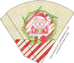 Santa Candy Cone 1