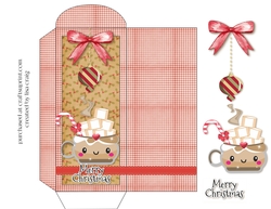Hot Cocoa Candy bar envelope