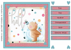 Butterfly Bear Card 1