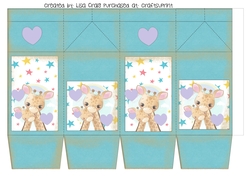 Giraffes milk carton