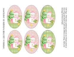 2021-pink snowman tags