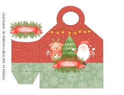 2021-Santa & Reindeer Tote