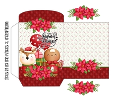21- reindeer n ginger hot drink packet