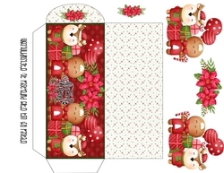 21- reindeer n ginger candy bar envelope