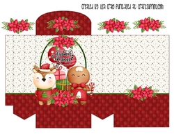 21- reindeer n ginger gift bag