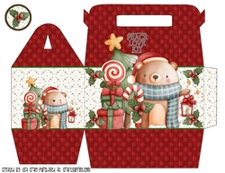 21- Winter Bear Gable Box