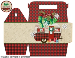 21- Merry Christmas Camper Gable Box