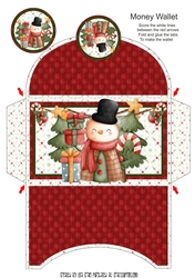 21- Festive Snowman Money Wallet