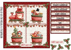 21- Santas Train Card