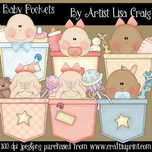 Baby Pockets Clipart