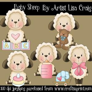 Baby Sheep Clip Art