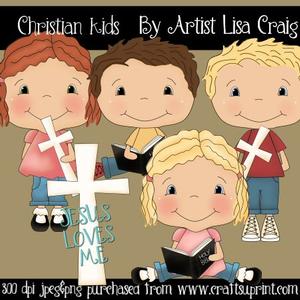 Christian Kids Clip Art
