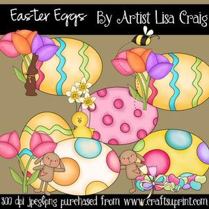 Easter Eggs Clip Art