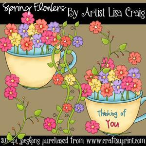 Spring Flowers Clip Art