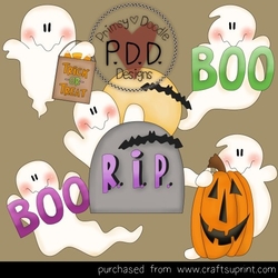 Ghosts 14 Clipart