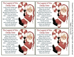 Legend Of The Candy cane Cards