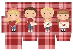 Valentine Kids Milk Carton